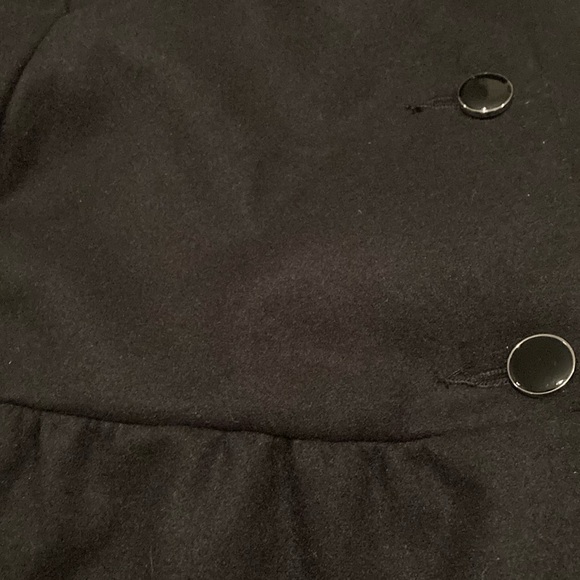 Girls 7-8 (M) Gymboree Black Dress Coat - Picture 4 of 11